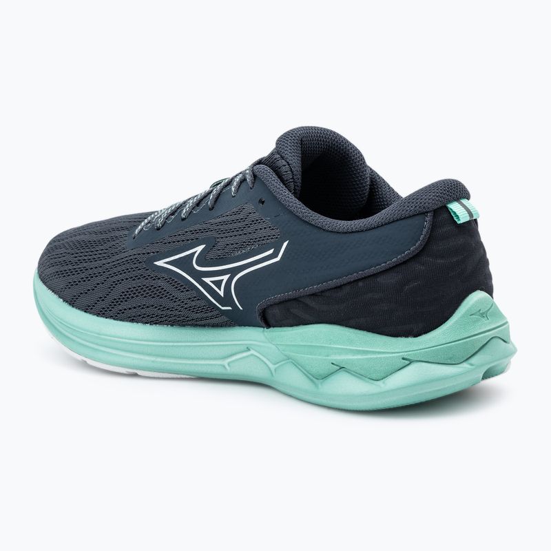 Moteriški bėgimo batai Mizuno Wave Revolt 3 india ink/neo silver/dusty jade green 3