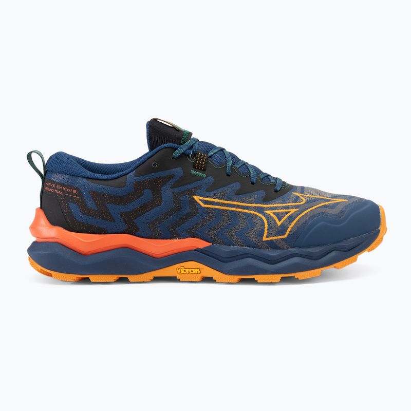 Vyriški bėgimo batai Mizuno Wave Daichi 8 estate blue/ apricot/ spicy orange 2