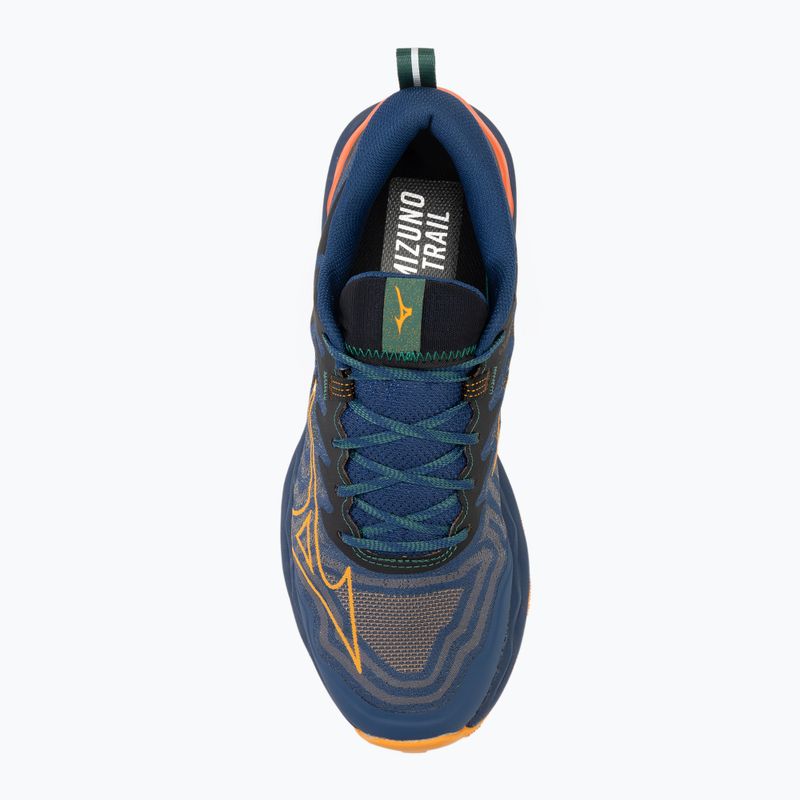 Vyriški bėgimo batai Mizuno Wave Daichi 8 estate blue/ apricot/ spicy orange 5