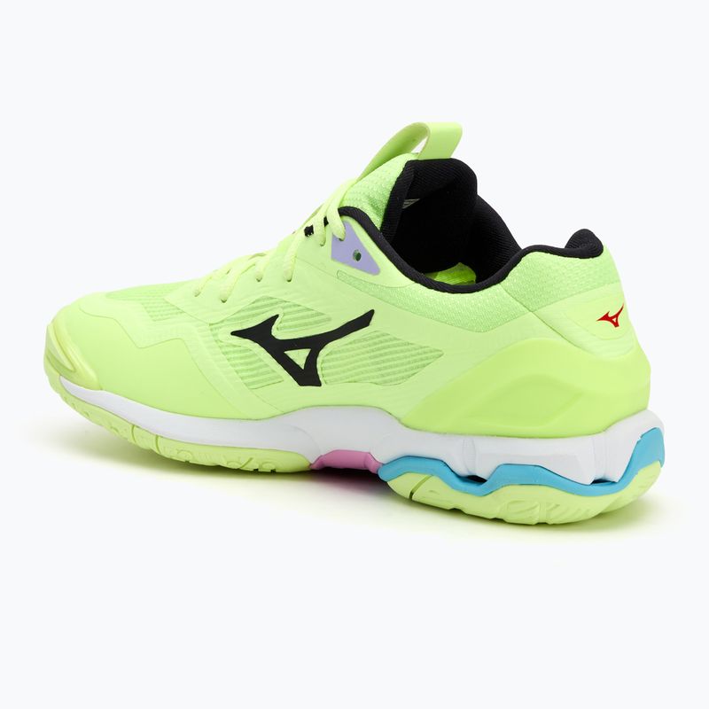 Vyriški rankinio bateliai Mizuno Wave Stealth 6 neo lime/black/splish splash 3