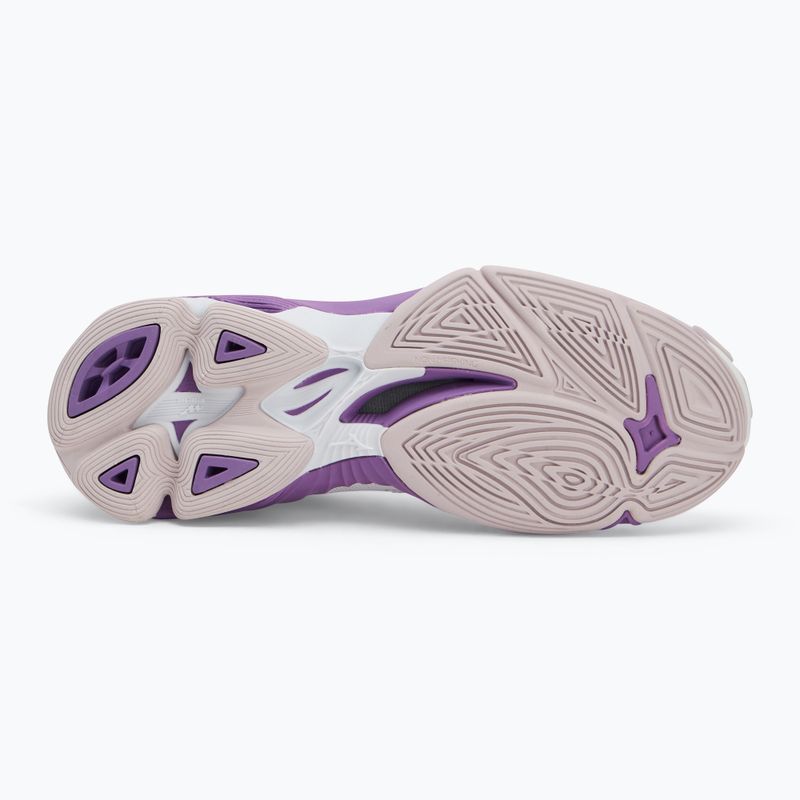 Moteriški tinklinio batai Mizuno Wave Voltage 2 white/patrician purple/quince 4