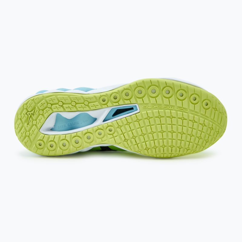Vyriški tinklinio batai Mizuno Wave Luminous 3 neo lime/black/splish splash 4