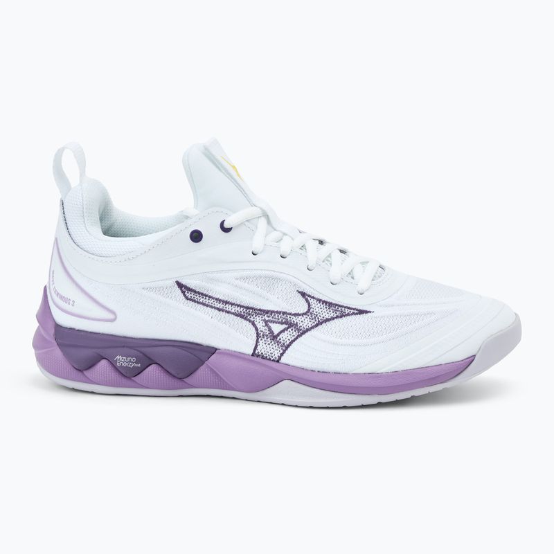 Moteriški tinklinio batai Mizuno Wave Luminous 3 white/patrician purple/quince 2