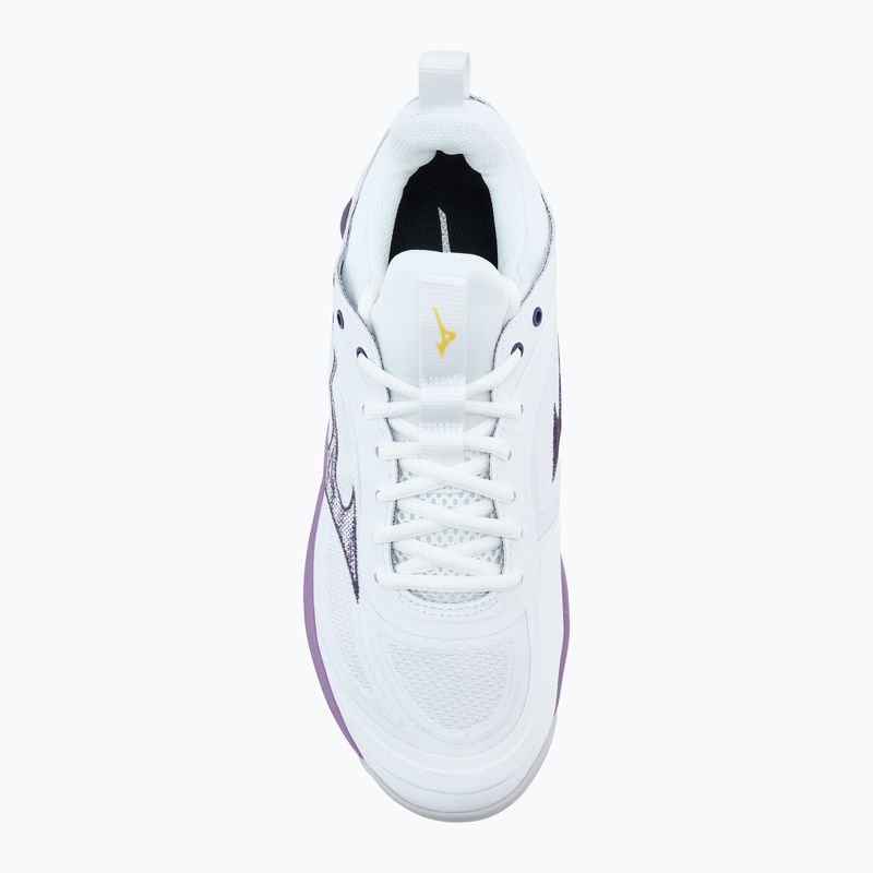 Moteriški tinklinio batai Mizuno Wave Luminous 3 white/patrician purple/quince 5