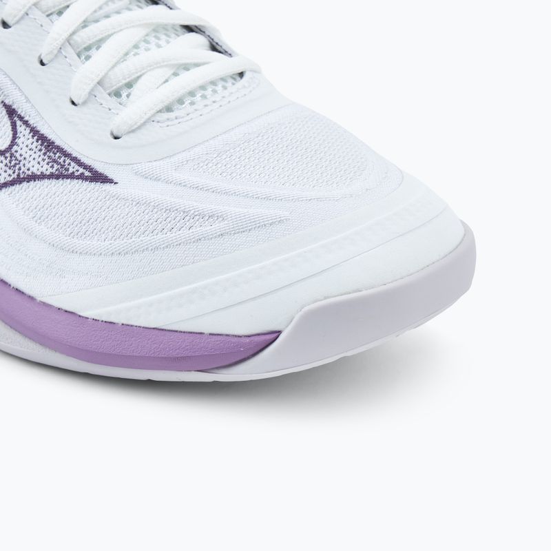 Moteriški tinklinio batai Mizuno Wave Luminous 3 white/patrician purple/quince 7