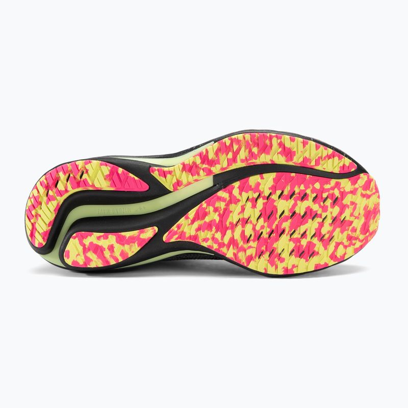 Vyriški bėgimo batai Mizuno Wave Rider 28 black/silver/sunny lime 4