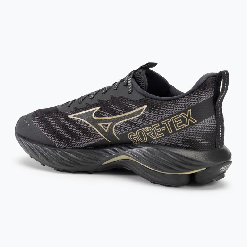 Vyriški bėgimo batai Mizuno Wave Rider GTX 2 black/golden halo/quiet shade 3