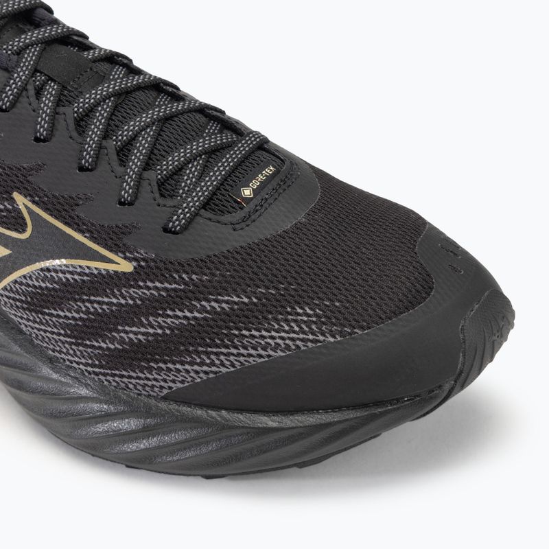 Vyriški bėgimo batai Mizuno Wave Rider GTX 2 black/golden halo/quiet shade 7