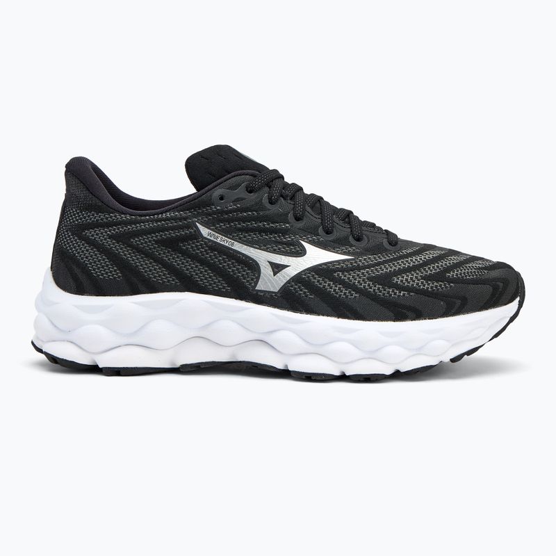 Moteriški bėgimo batai Mizuno Wave Sky 8 black/silver/white 2