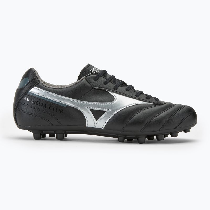 Vaikiški futbolo bateliai Mizuno Morelia II Club AG black/galaxy silver/dark shadow 2