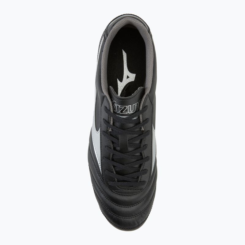 Vaikiški futbolo bateliai Mizuno Morelia II Club AG black/galaxy silver/dark shadow 5