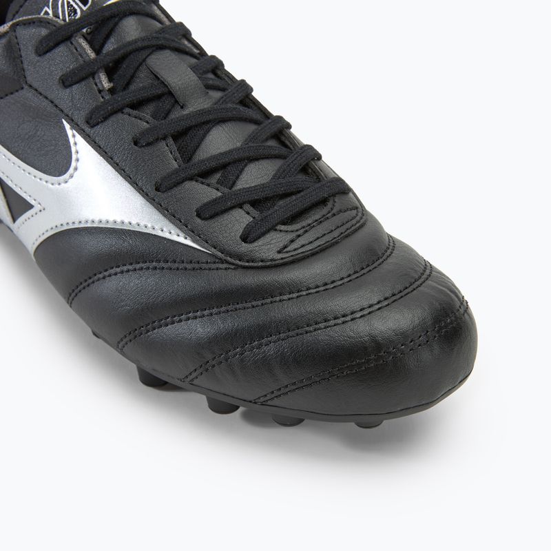 Vaikiški futbolo bateliai Mizuno Morelia II Club AG black/galaxy silver/dark shadow 7