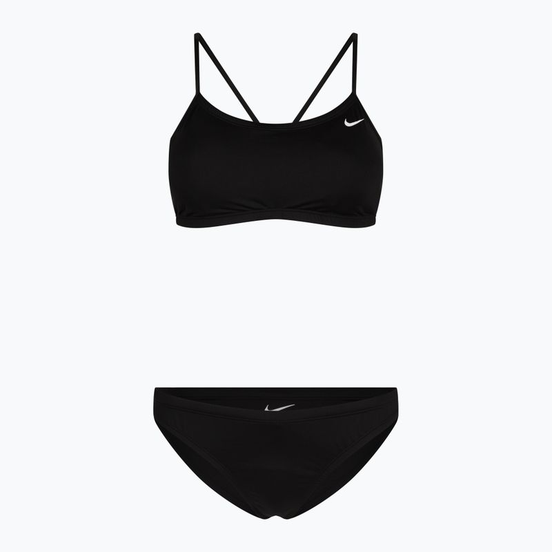 Moteriškas dviejų dalių maudymosi kostiumėlis Nike Essential Sports Bikini black NESSA211-001