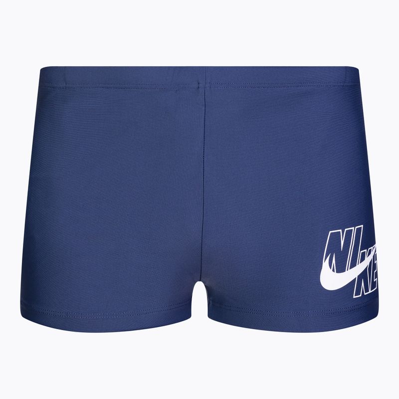 Vyriški Nike logotipas Aquashort maudymosi bokseriai mėlyni NESSA547