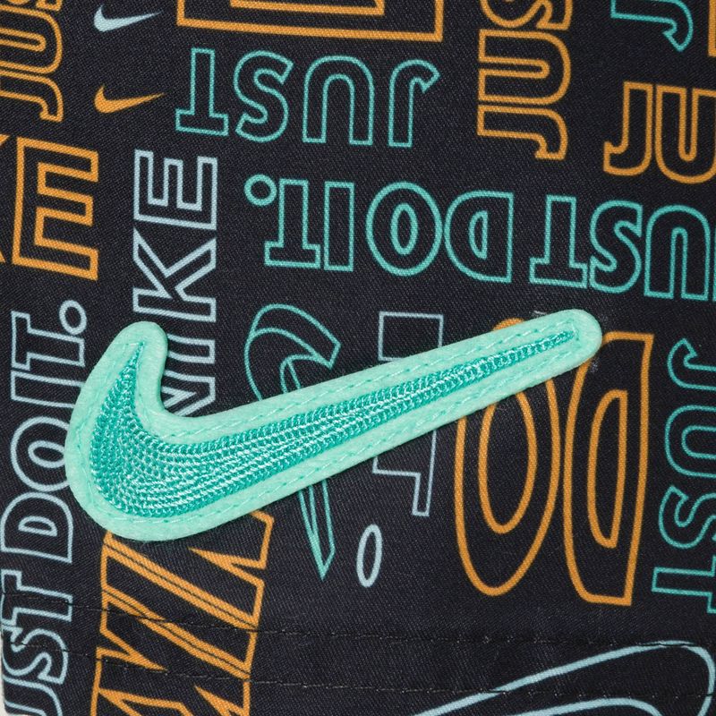 Nike Logo Mashup 8" Volley vaikų maudymosi šortai juodi NESSC791-001 3