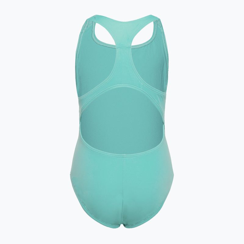 Nike Essential Racerback vaikiškas vientisas maudymosi kostiumėlis žalias NESSB711-339 7