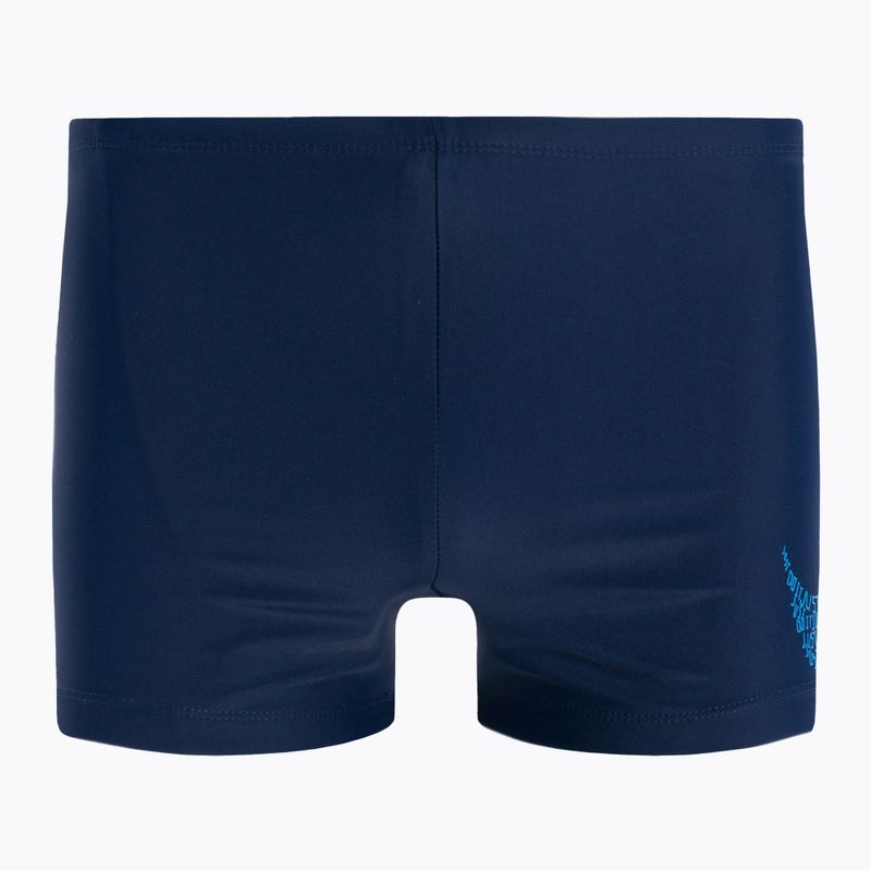 Vyriški Nike Jdi Swoosh Square Leg maudymosi bokseriai tamsiai mėlyni NESSC581-440