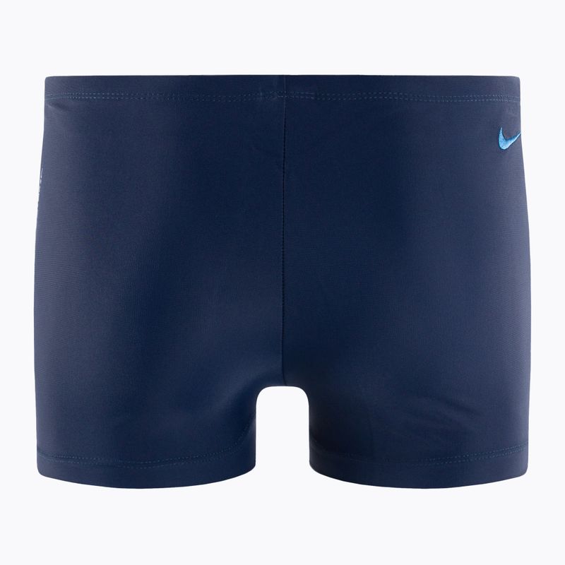 Vyriški Nike Jdi Swoosh Square Leg maudymosi bokseriai tamsiai mėlyni NESSC581-440 2