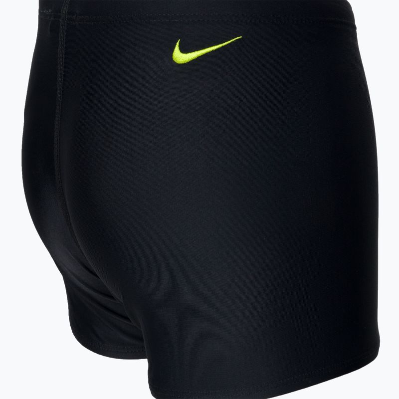 Nike Jdi Swoosh Aquashort vaikiškos maudymosi kelnaitės juodos spalvos NESSC854-001 3