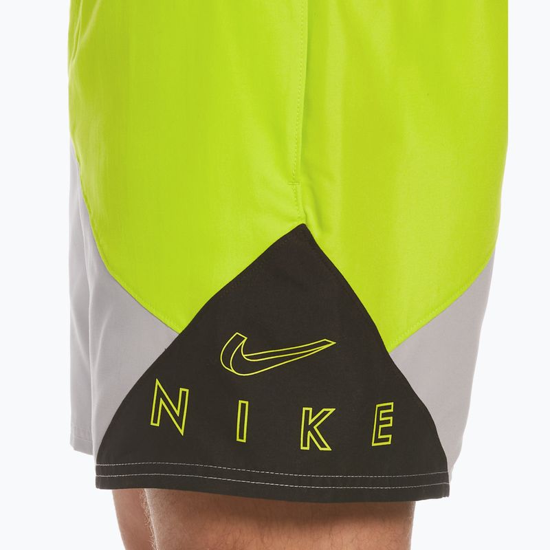 Vyriški Nike Logo 5" Volley maudymosi šortai žali NESSC470-001 5