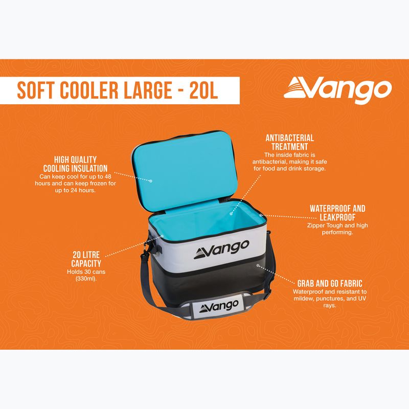 Terminis krepšys Vango Soft Cooler Large 20 l cool grey 7