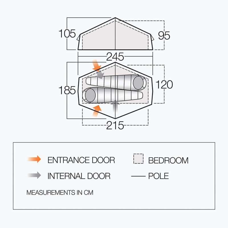 Palapinė Vango Apex Compact 200 2