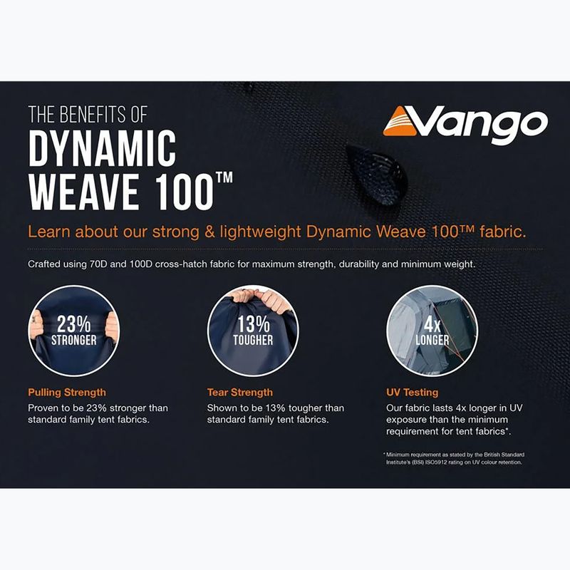 6 vietų stovyklavimo palapinė Vango Savannah 600XL deep blue 11