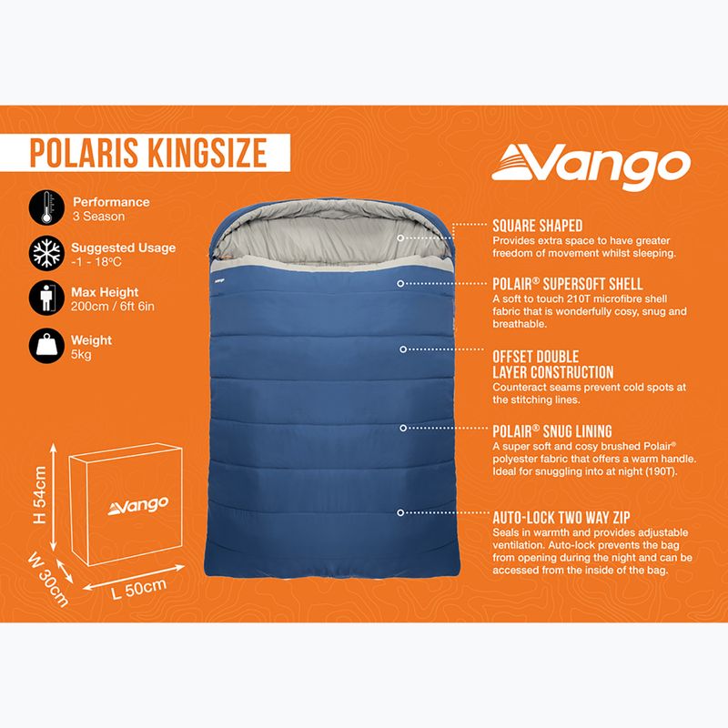 Miegmaišis Vango Polaris Kingsize neptune 10