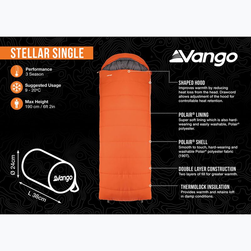 Miegmaišis Vango Stellar Single harissa 9