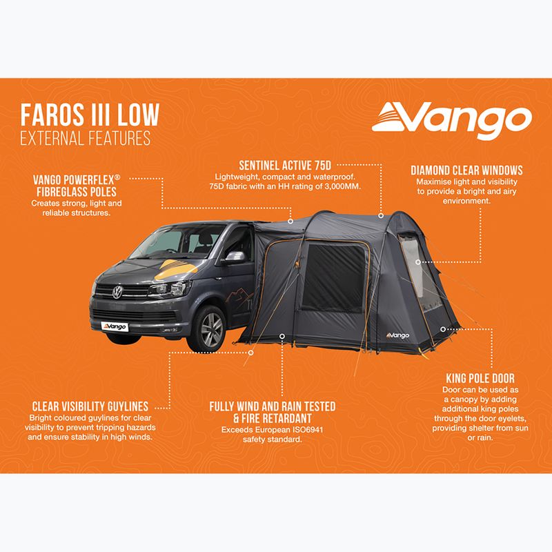 Prieangaris prie kemperio Vango Faros II Low smoke 11
