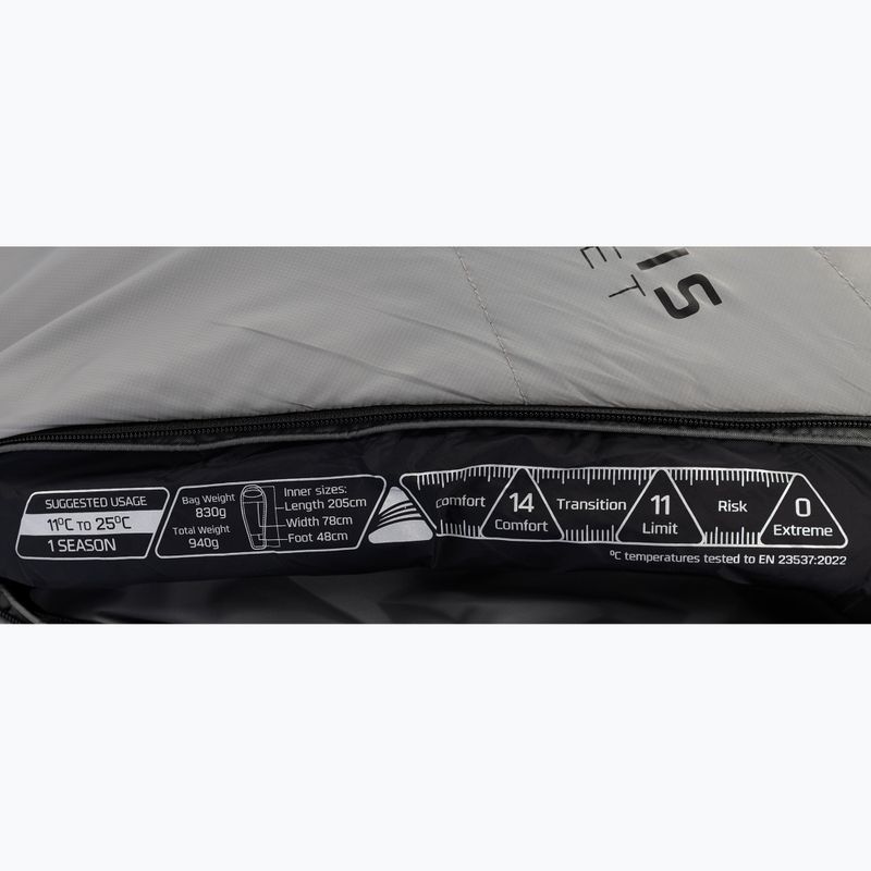 Miegmaišis Vango Mantis Planet grey flannel 11