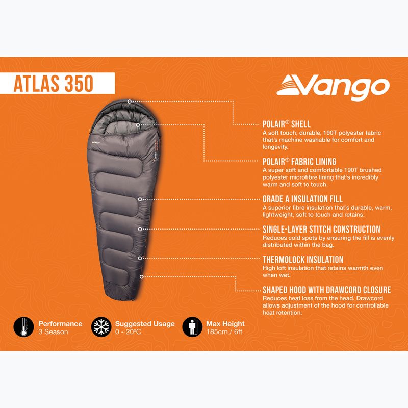 Miegmaišis Vango Atlas 350 excalibur 5