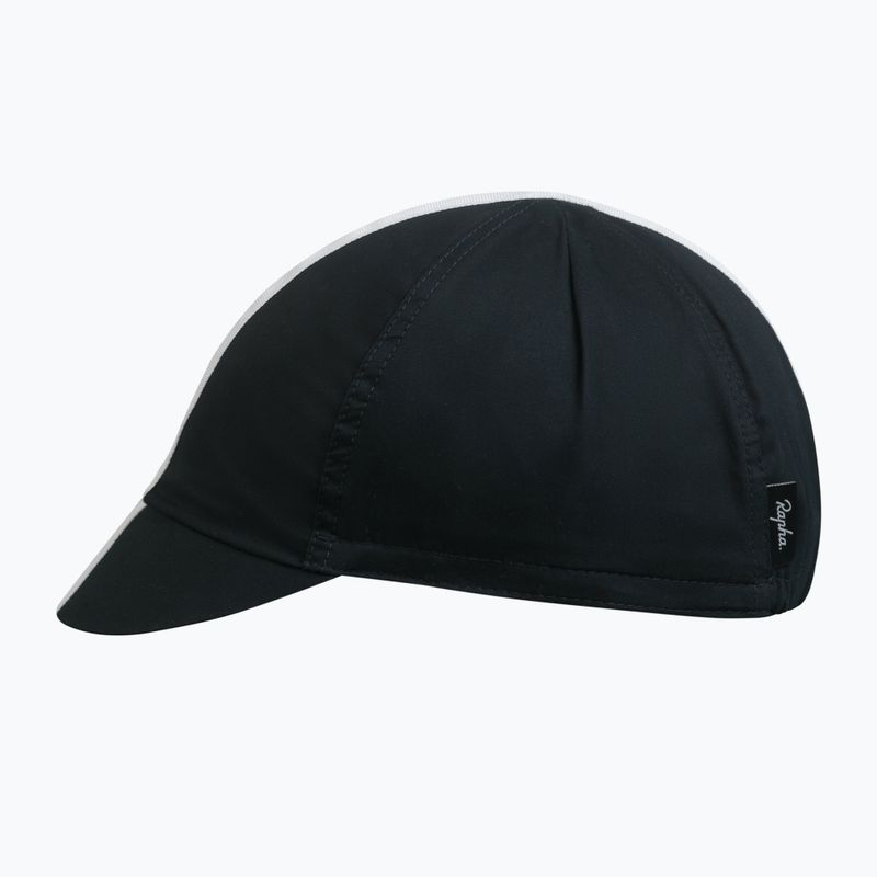 Dviračio kepurė su snapeliu Rapha Cap II black/white 5