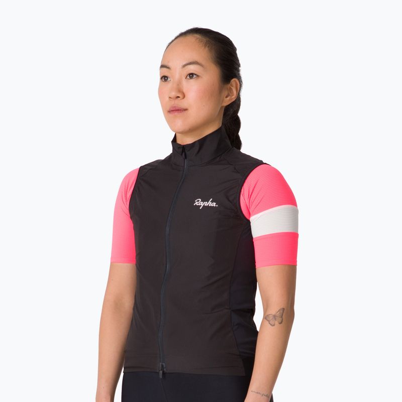 Moteriška dviračių liemenė Rapha Core Gilet black/white 2