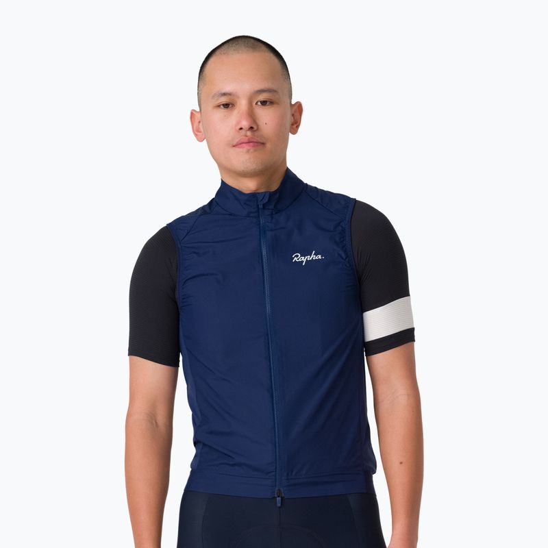 Vyriška dviračių liemenė Rapha Core Gilet Navy/White