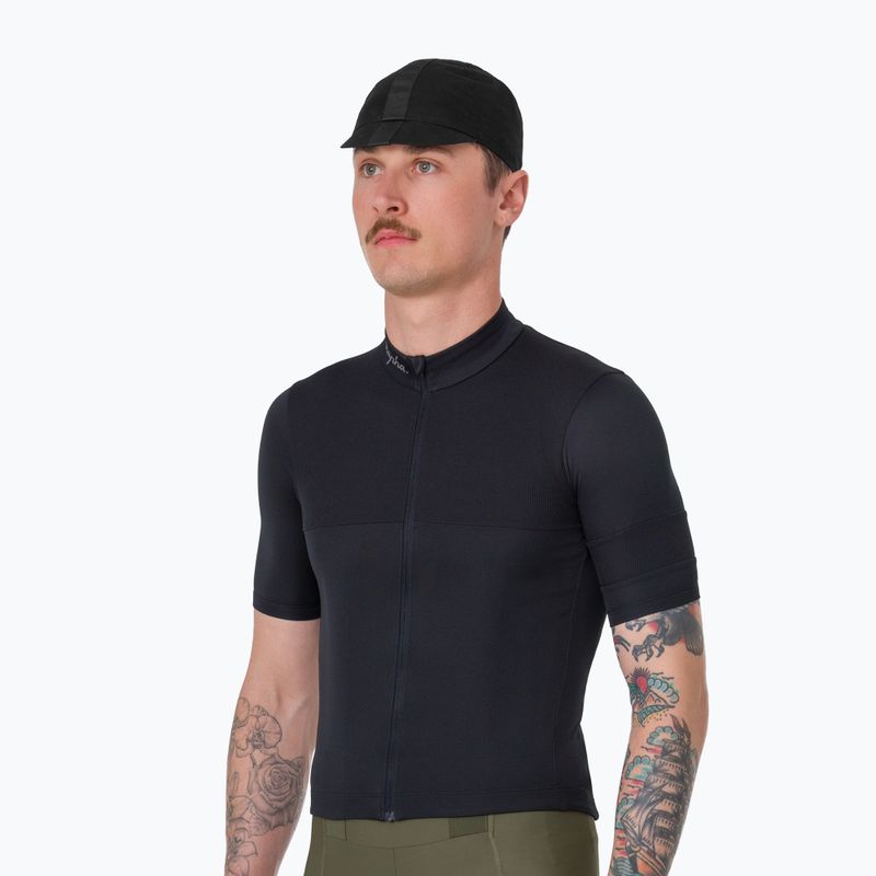 Vyriški dviračių marškinėliai Rapha Brevet Element Jersey black/dark grey 2