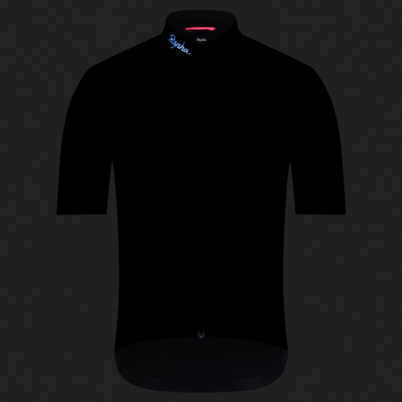 Vyriški dviračių marškinėliai Rapha Brevet Element Jersey black/dark grey 7