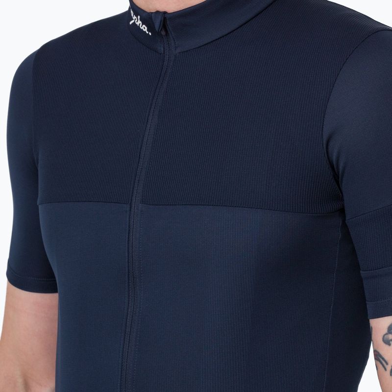Vyriški dviračių marškinėliai Rapha Brevet Element Jersey dark navy/white 3