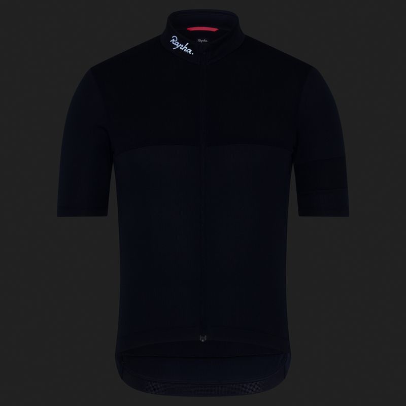 Vyriški dviračių marškinėliai Rapha Brevet Element Jersey dark navy/white 7