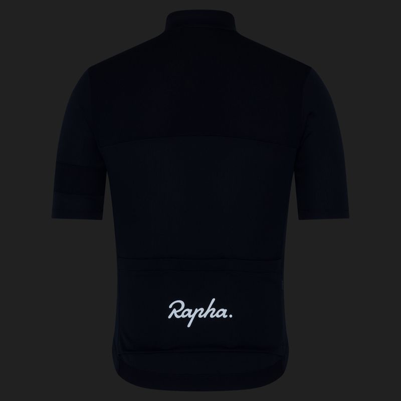 Vyriški dviračių marškinėliai Rapha Brevet Element Jersey dark navy/white 8