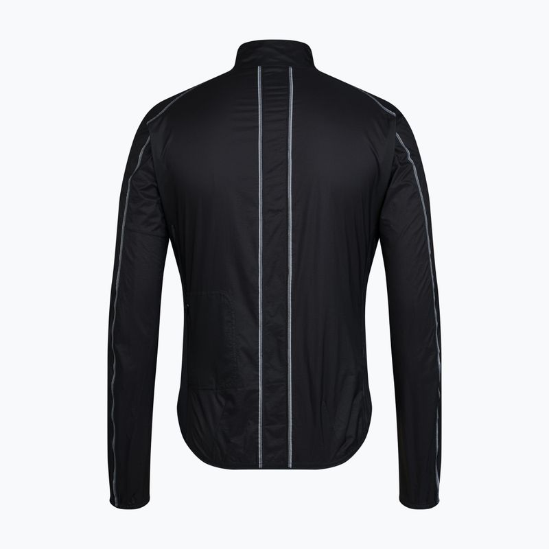 Vyriška dviračių striukė Rapha Brevet Element Wind Jacket black/grey 6