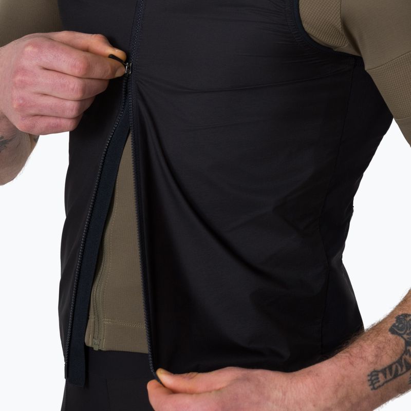 Vyriška dviračių liemenė Rapha Brevet Element Wind Gilet black/grey 3