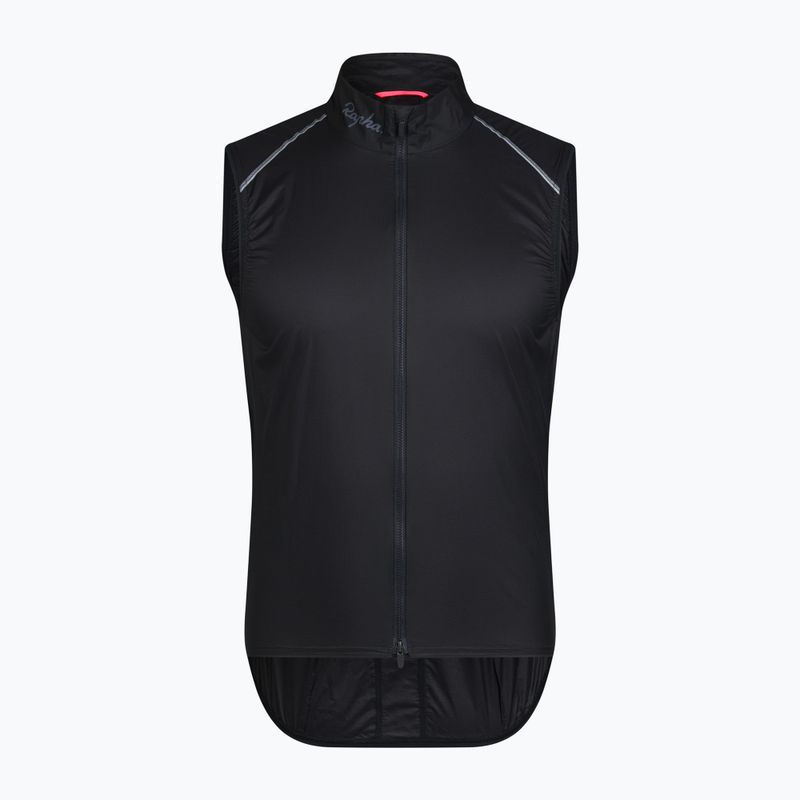 Vyriška dviračių liemenė Rapha Brevet Element Wind Gilet black/grey 5