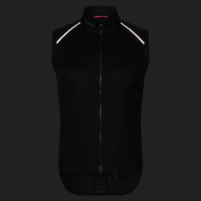 Vyriška dviračių liemenė Rapha Brevet Element Wind Gilet black/grey 7