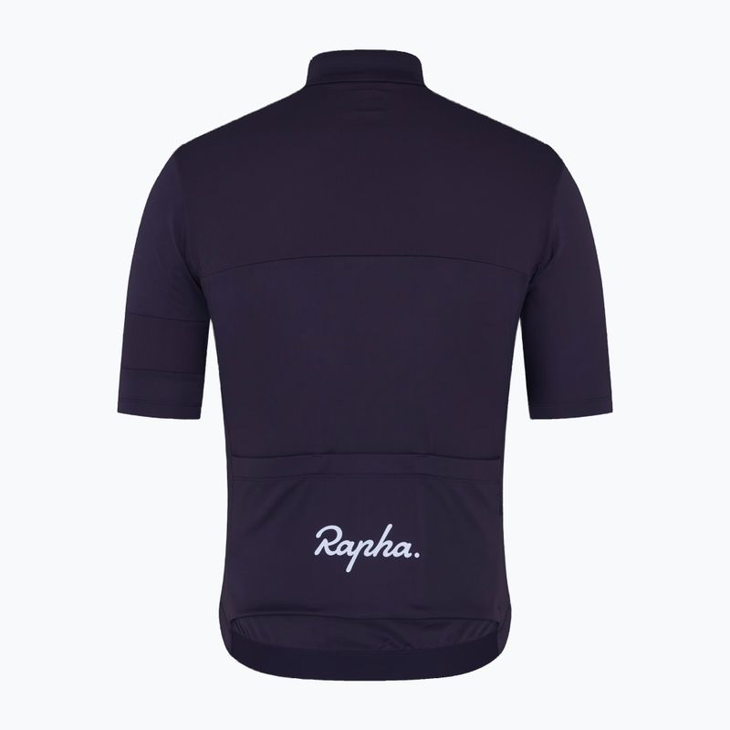 Vyriški dviračių marškinėliai Rapha Brevet Element Jersey dusted lilac/black 2