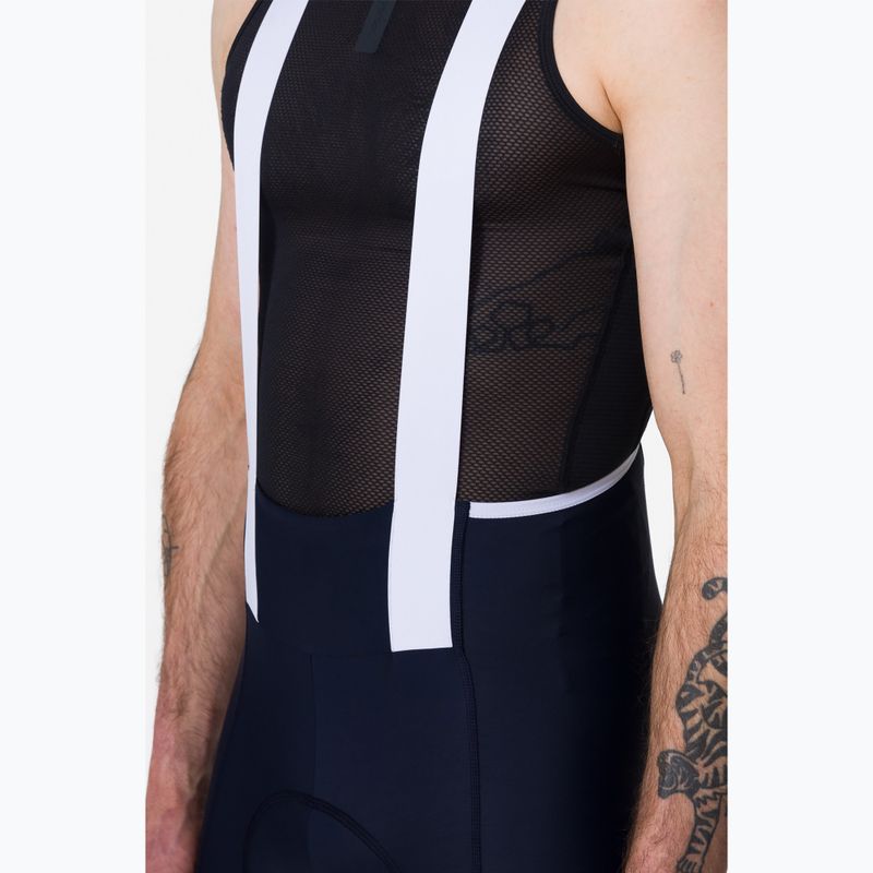 Vyriški dviračių šortai Rapha Brevet Element Cargo Bib Shorts dark navy/white 3