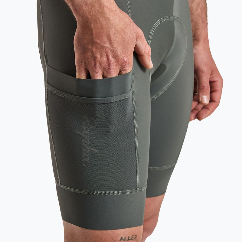 Vyriški dviračių šortai Rapha Brevet Element Cargo Bib Shorts onyx/white 4