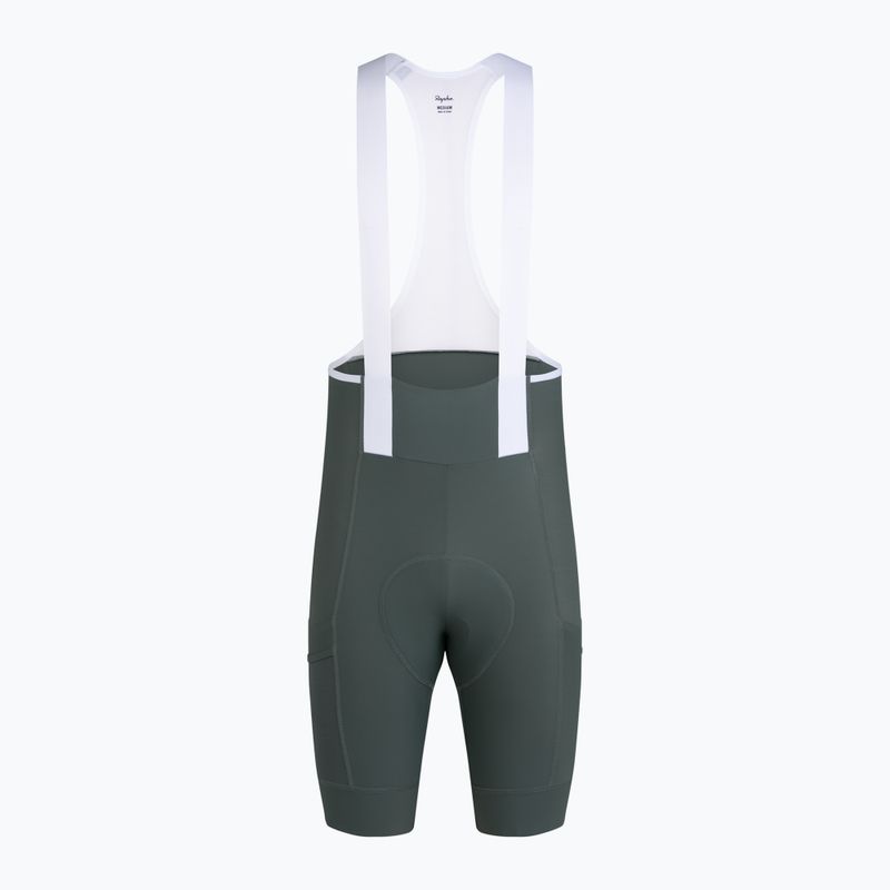 Vyriški dviračių šortai Rapha Brevet Element Cargo Bib Shorts onyx/white 5