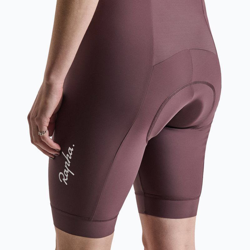 Moteriški dviračių šortai Rapha Core Bib Shorts huckleberry/white 4