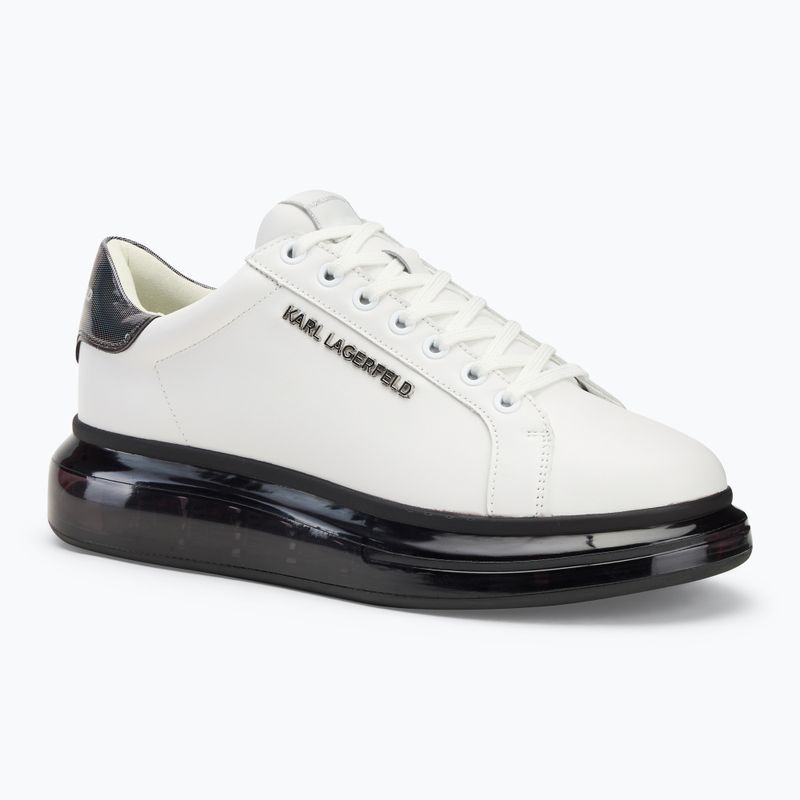 Vyriški batai KARL LAGERFELD Kapri Kushion white leather w/black